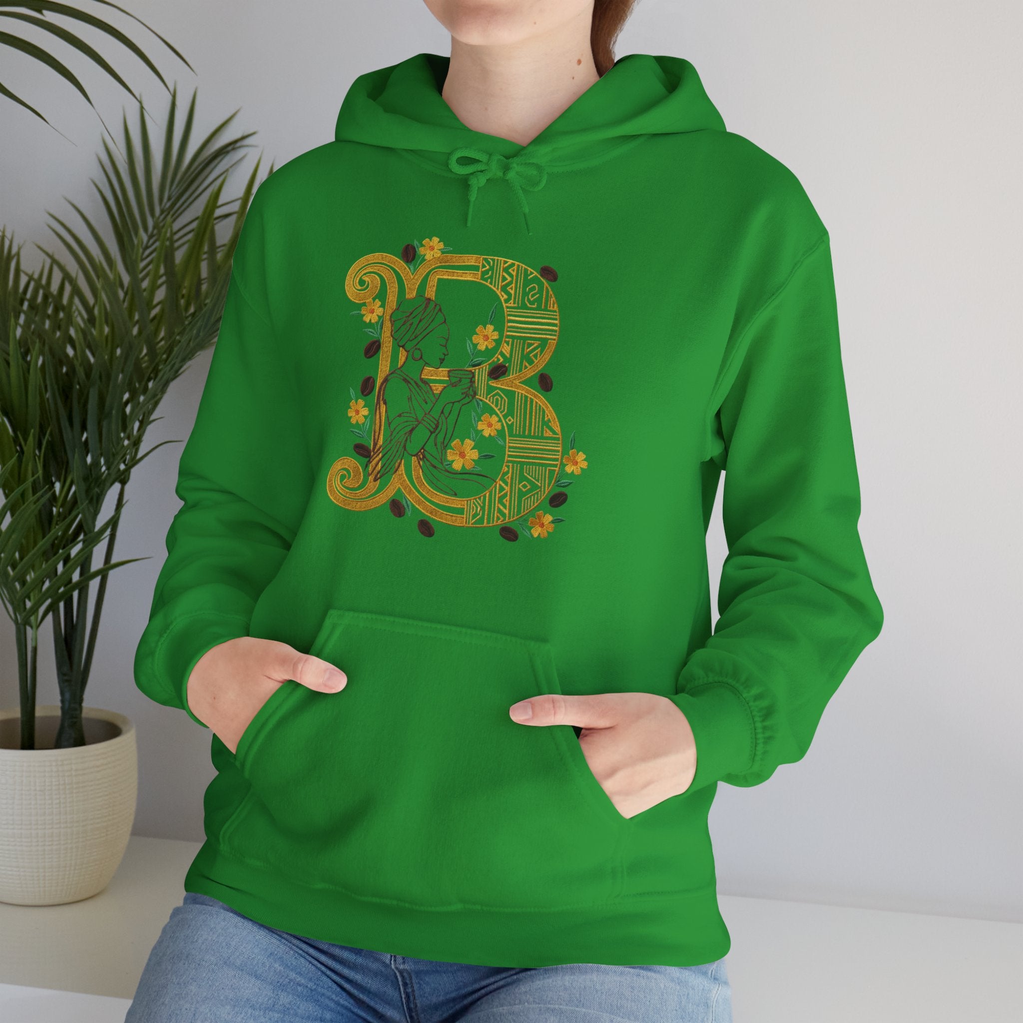 Ethiopian Coffee "Buna" Hoodie | Soft Cotton-Poly Blend