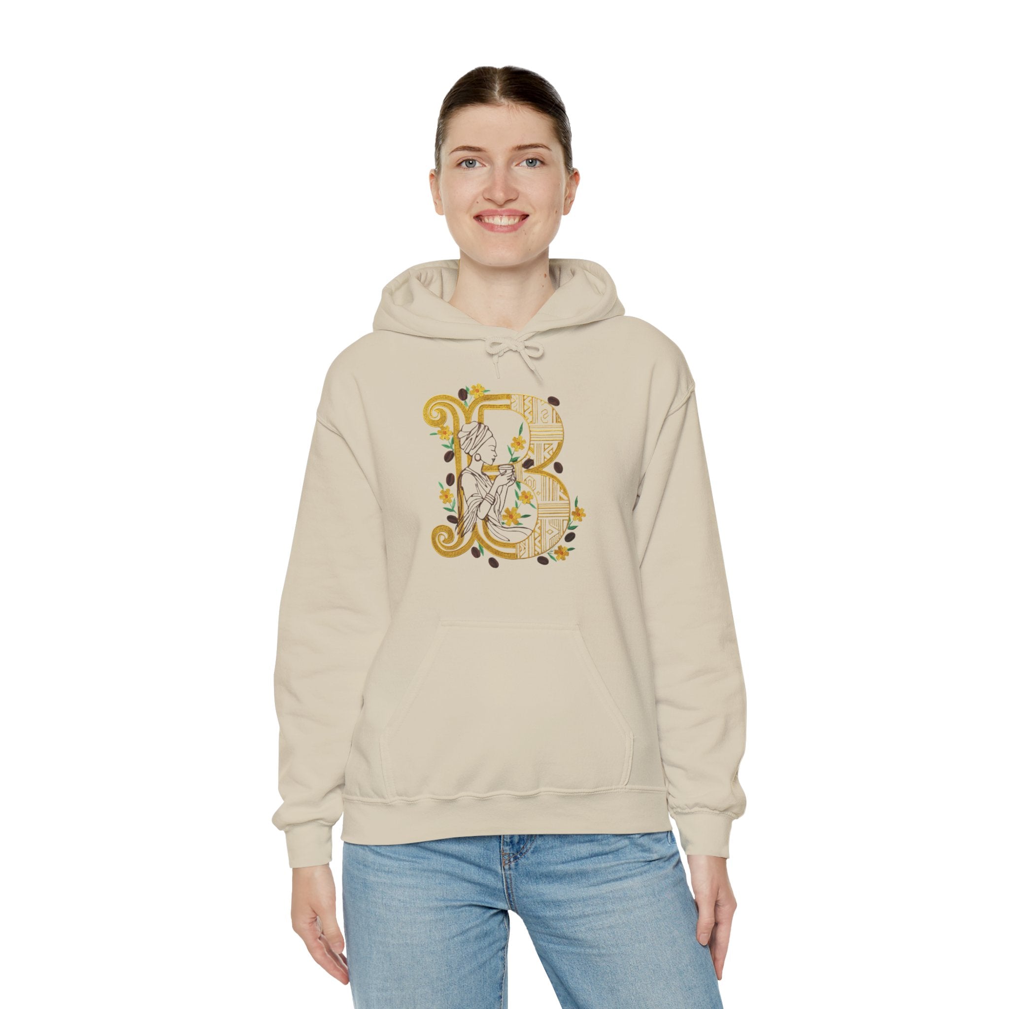Ethiopian Coffee "Buna" Hoodie | Soft Cotton-Poly Blend